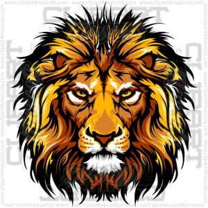 Lion Mascot Vector Clipart Image - Clipart4Mascots.com | Beta Site