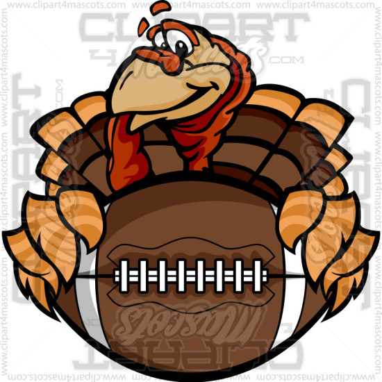 Thanksgiving Football Turkey Image. Vector or Jpg Formats.