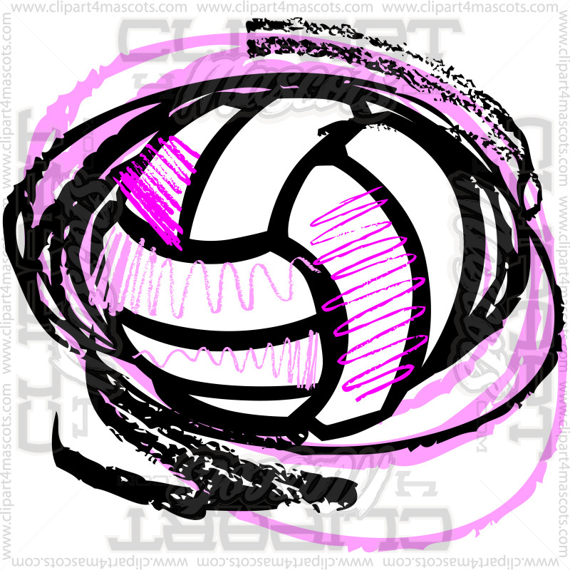 Volleyball Background Vector Image. Vector or Jpg Formats.