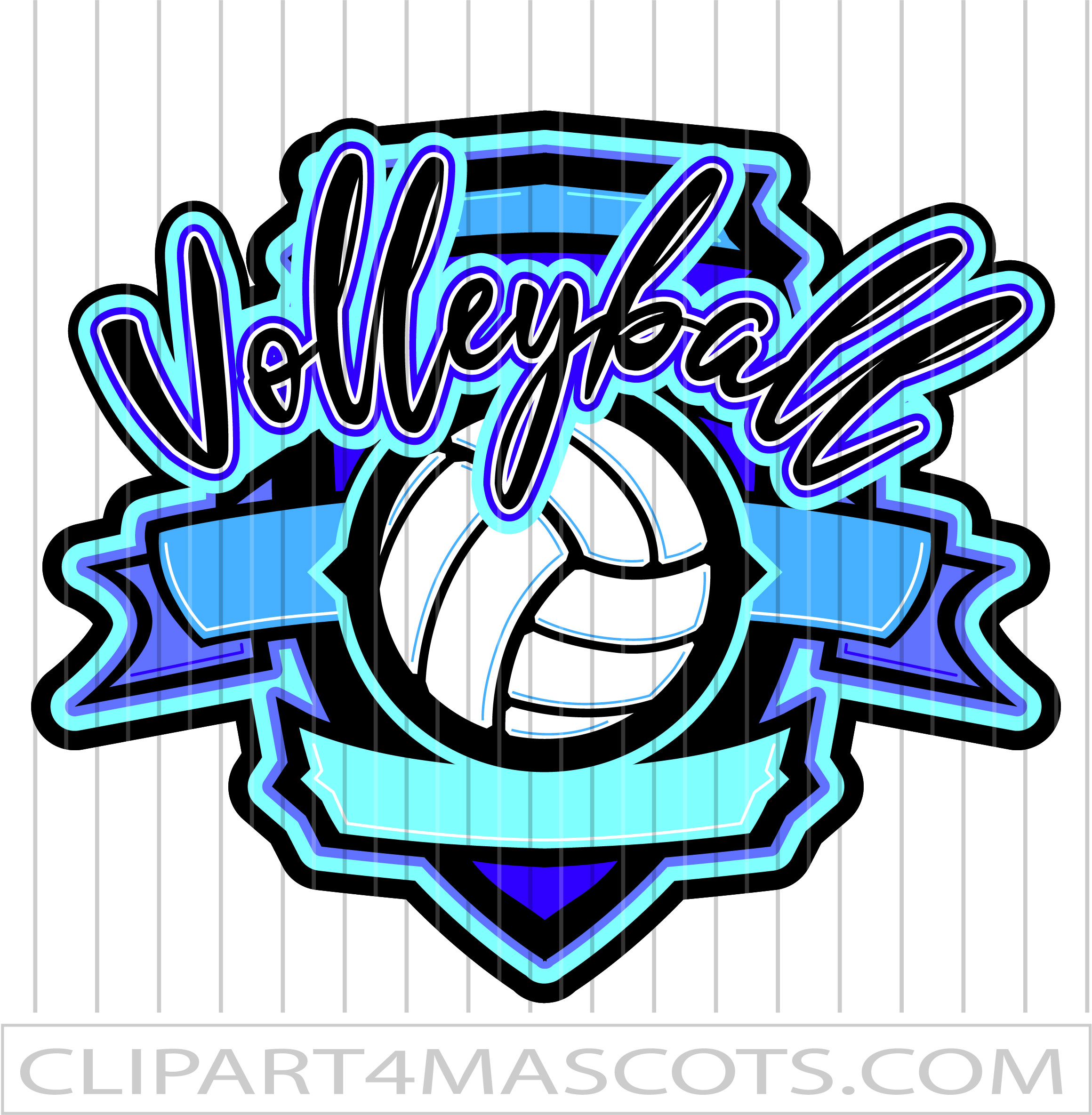 Cool Volleyball Art