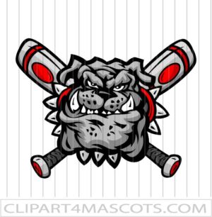 Bulldog Baseball Logo