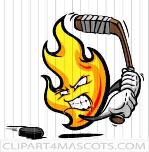 Heat Hockey Cartoon