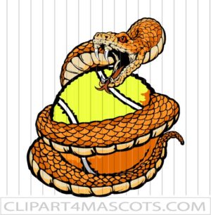 Vector Tennis Rattlesnake