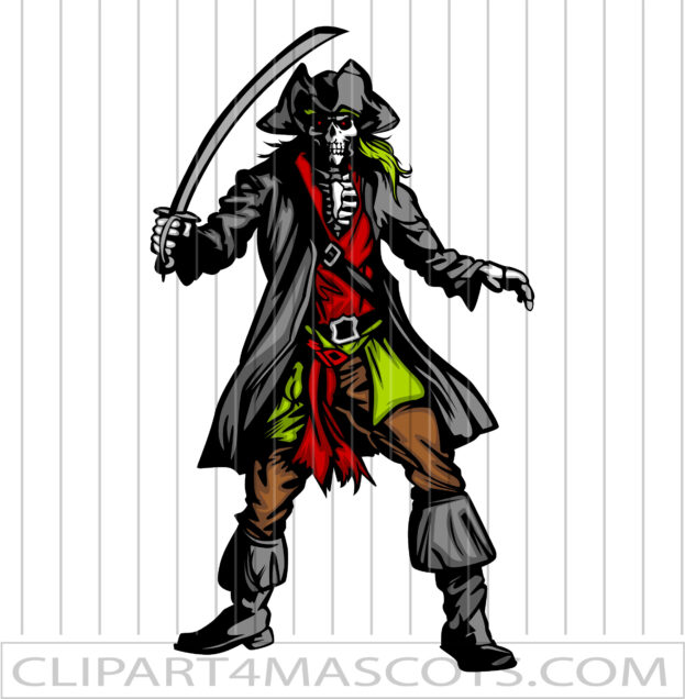 Skeleton Pirate Design