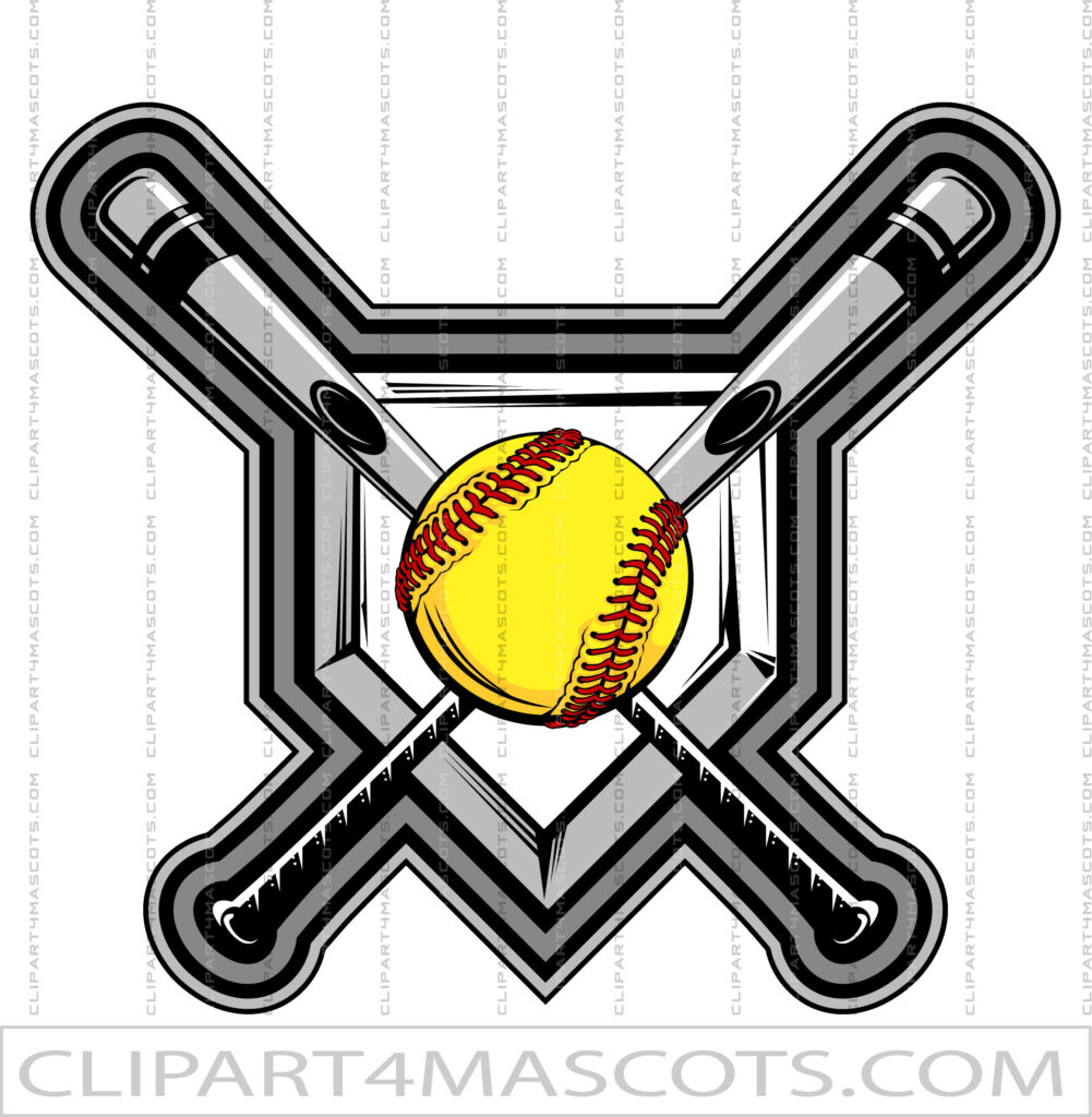 Fast Pitch Softball Clipart | Vector Format | JPG EPS PNG AI