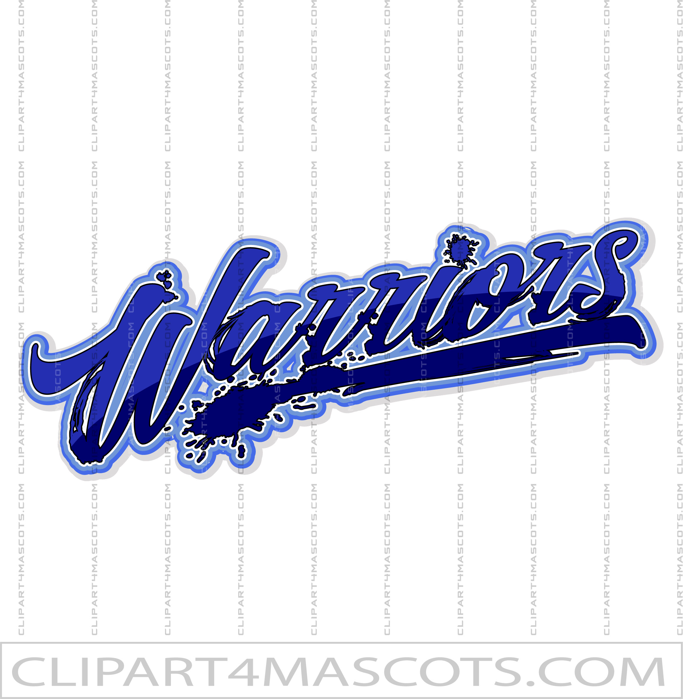 Warriors Grunge Logo