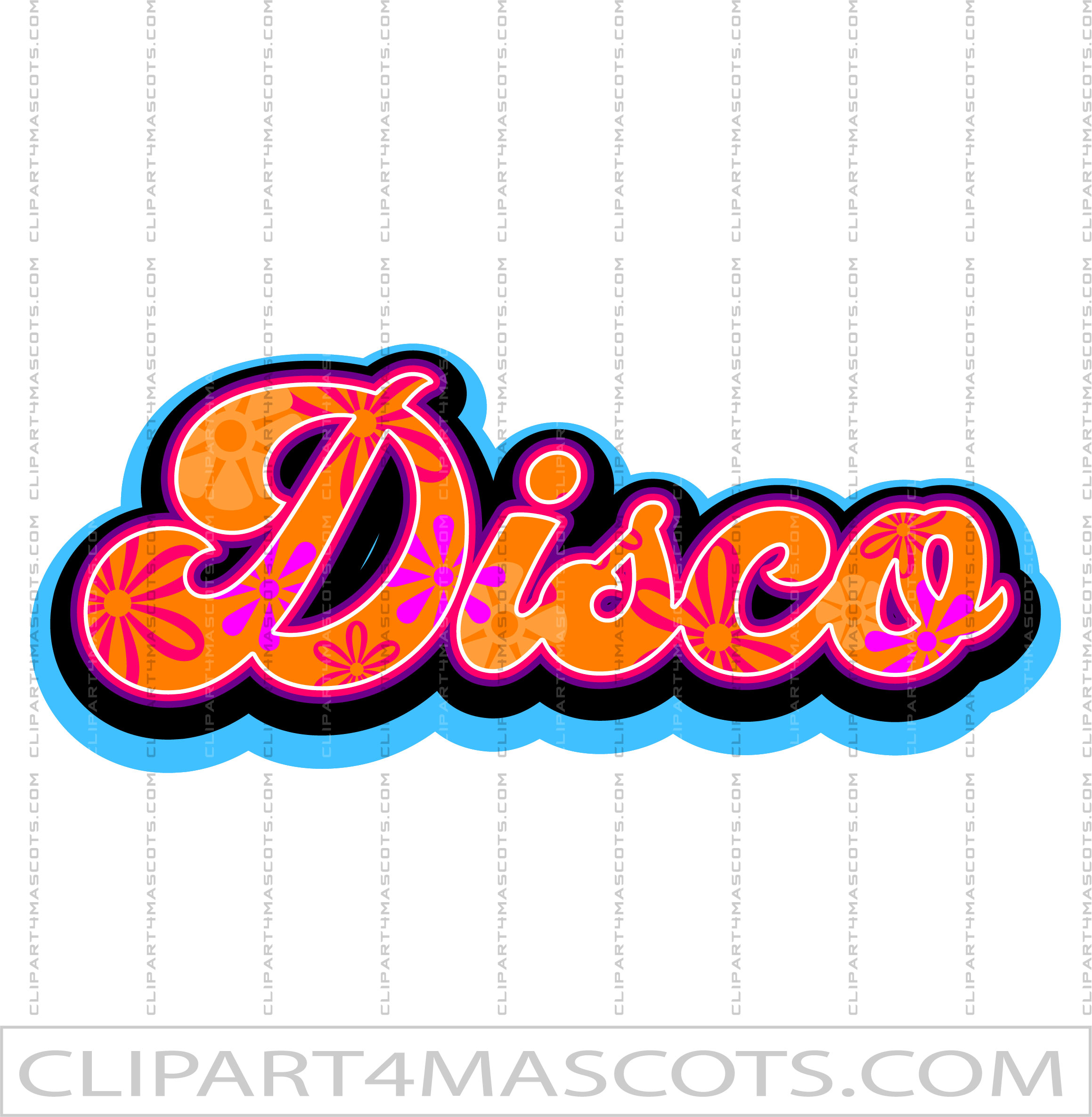 Disco Style Clipart