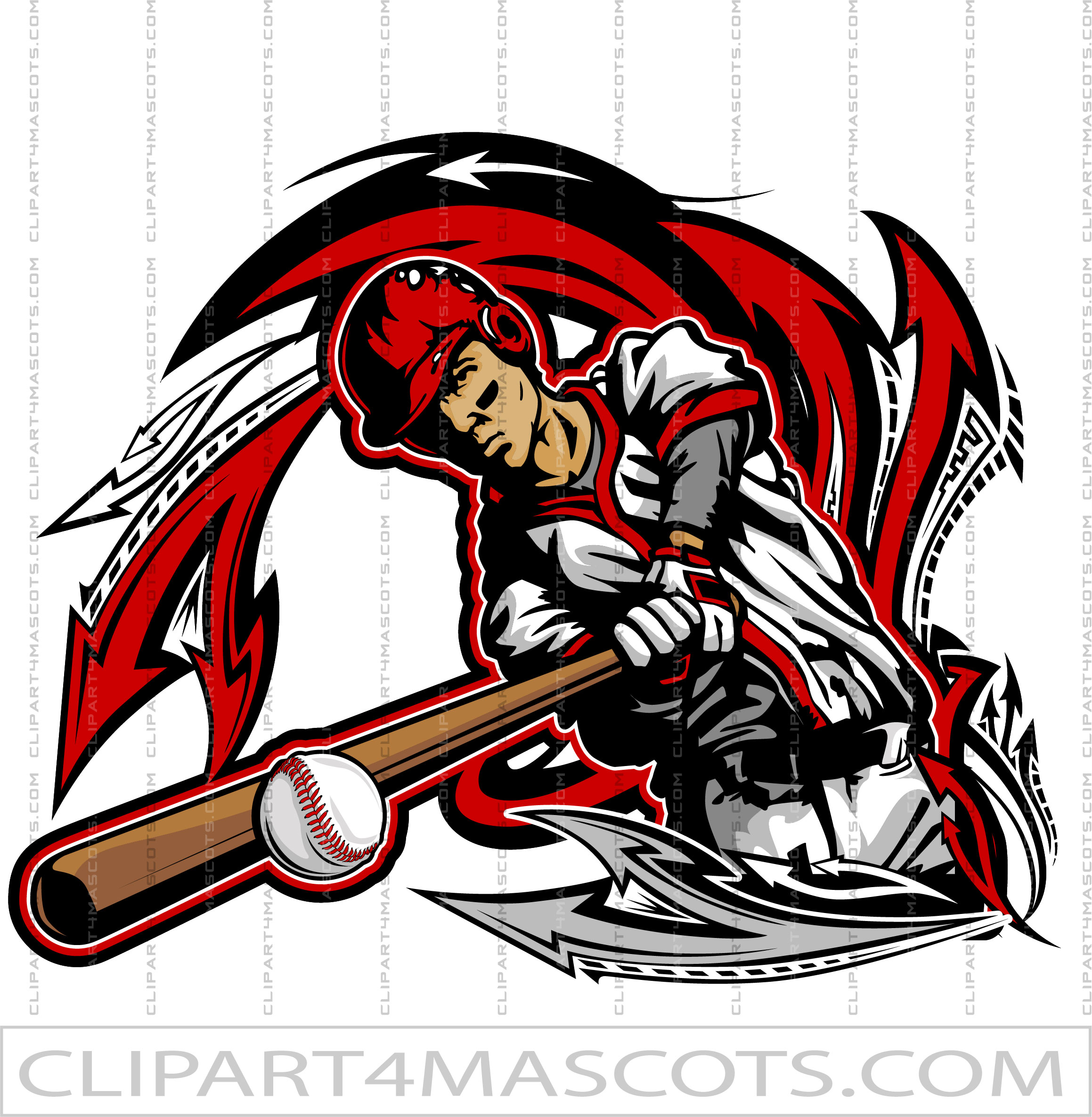 Baseball Batter Clip Art