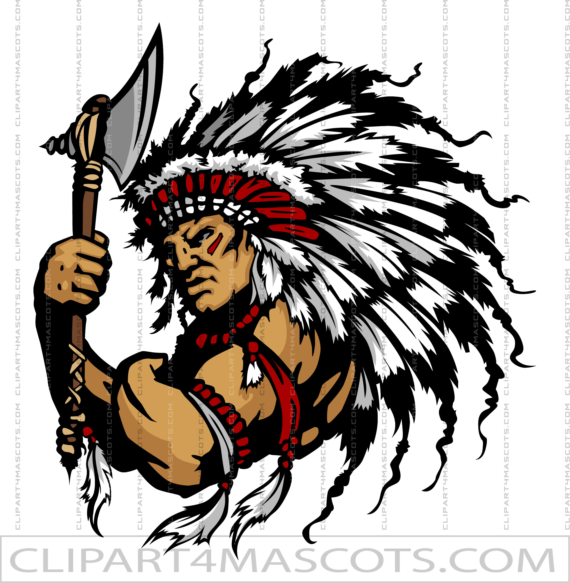 Indian Warrior Clip Art