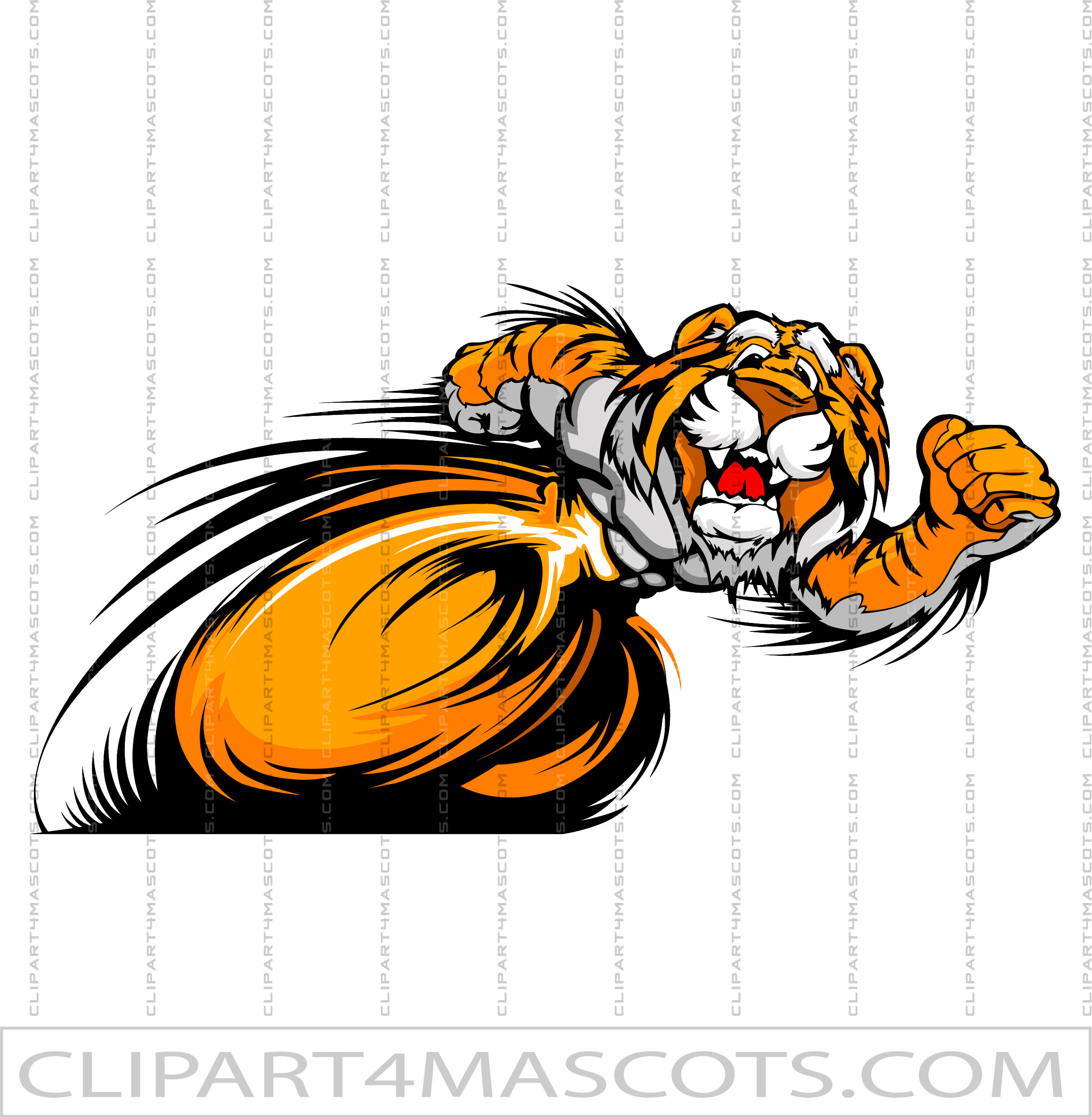 Tiger Track Clip Art