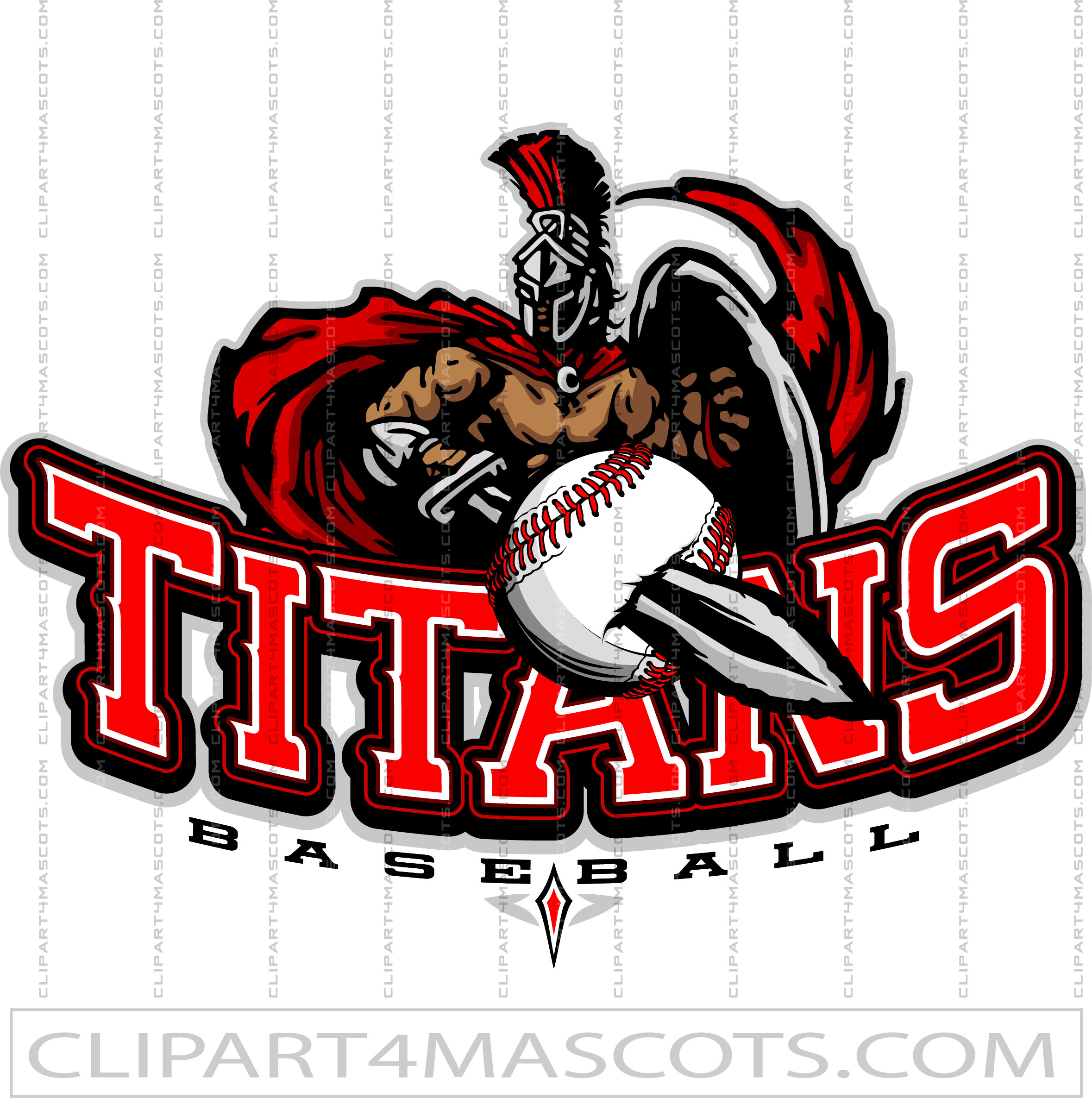 Baseball Logo Titans