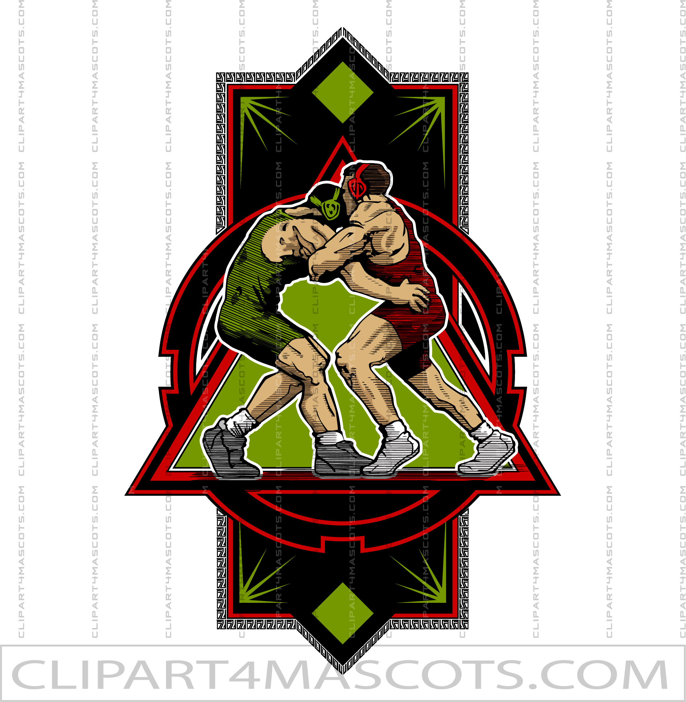 Wrestling Clip Art