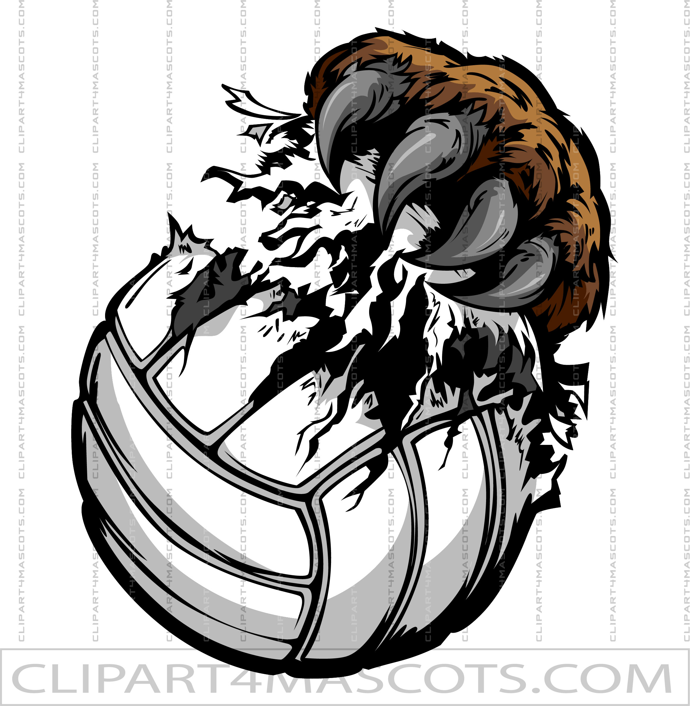 Volleyball Bruin Claw