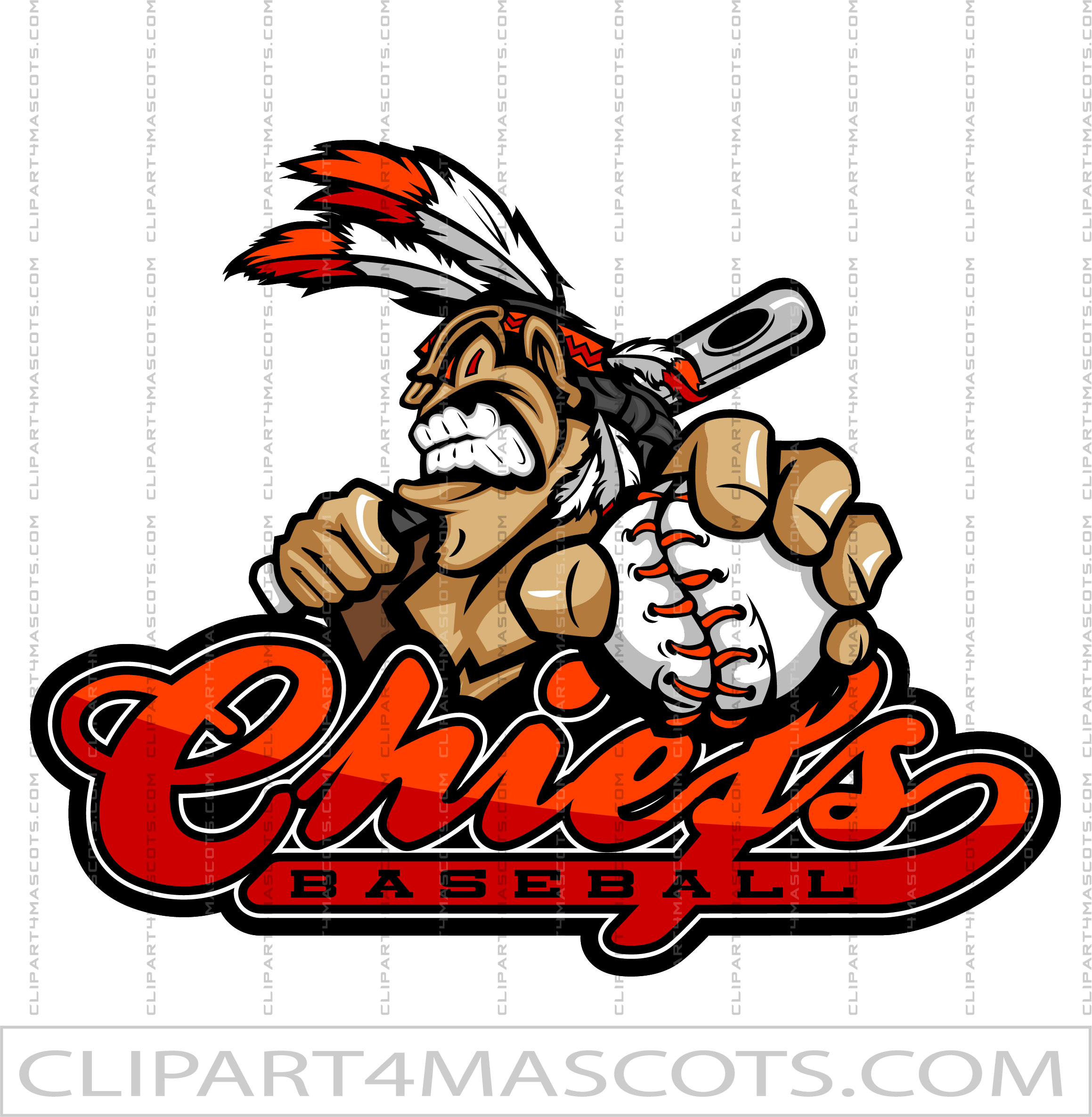 Chiefs Baseball Team Logo