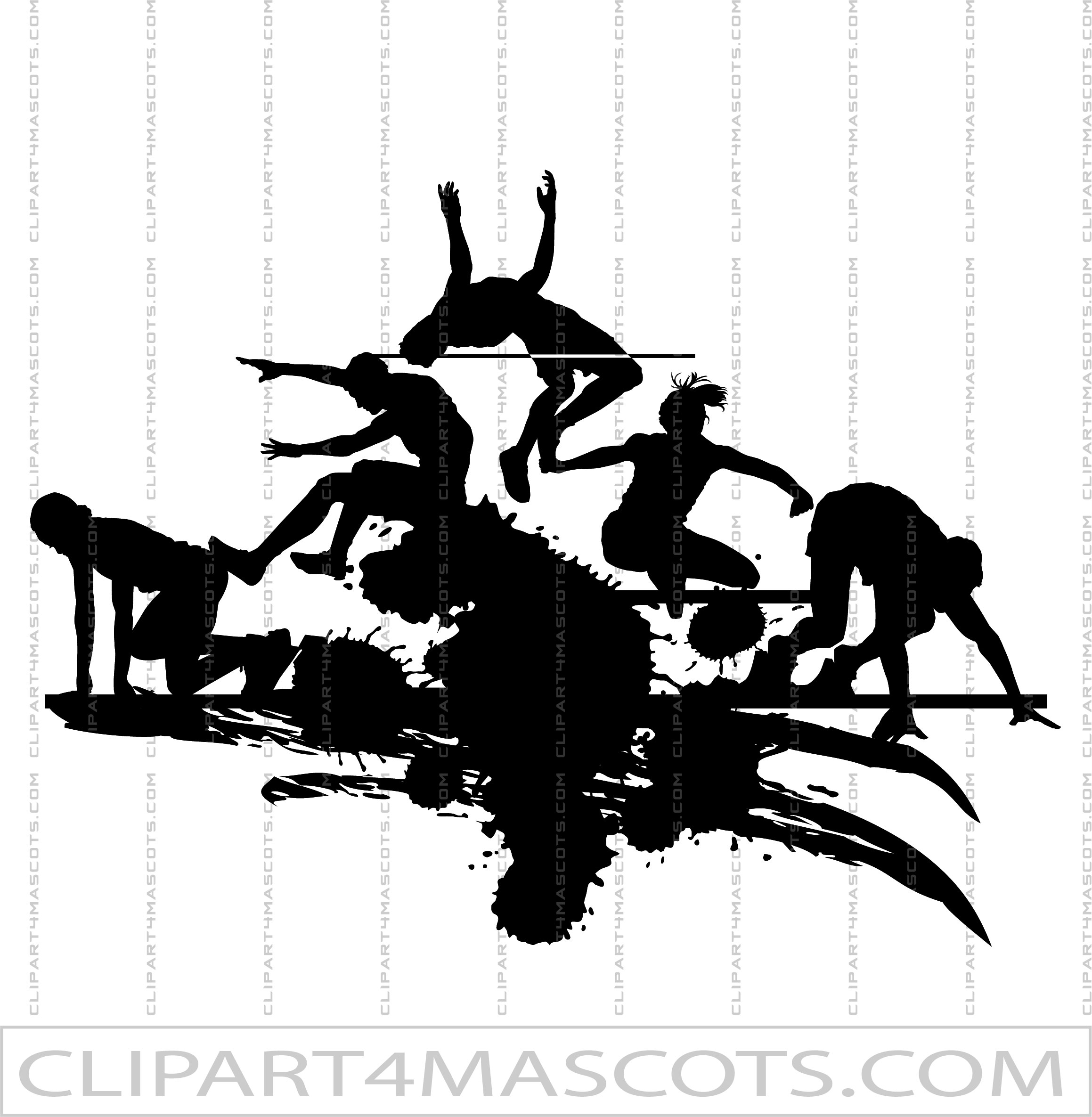 Track and Field Clipart