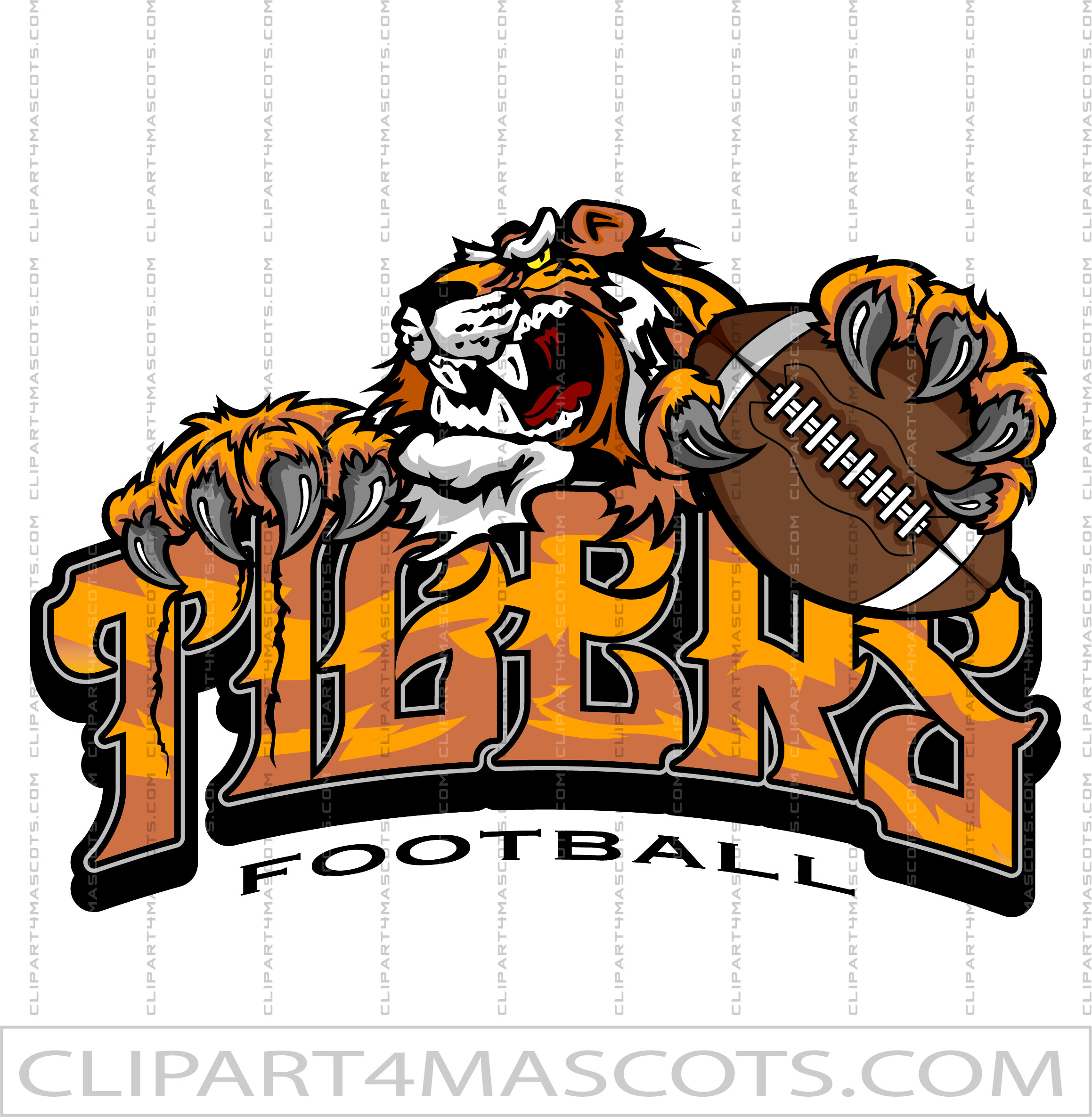 Football Tigers Logo