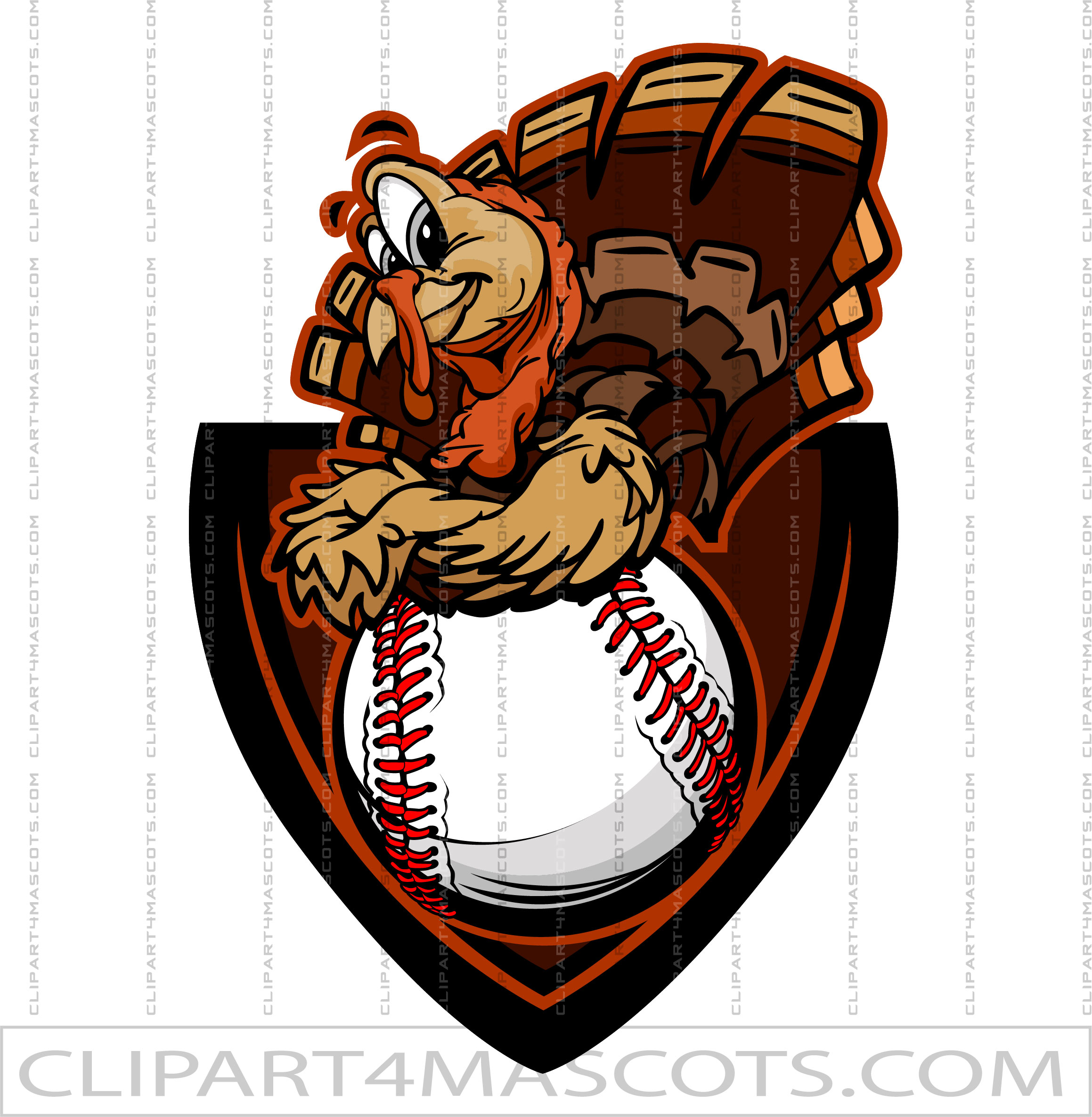 Baseball Holiday Logo
