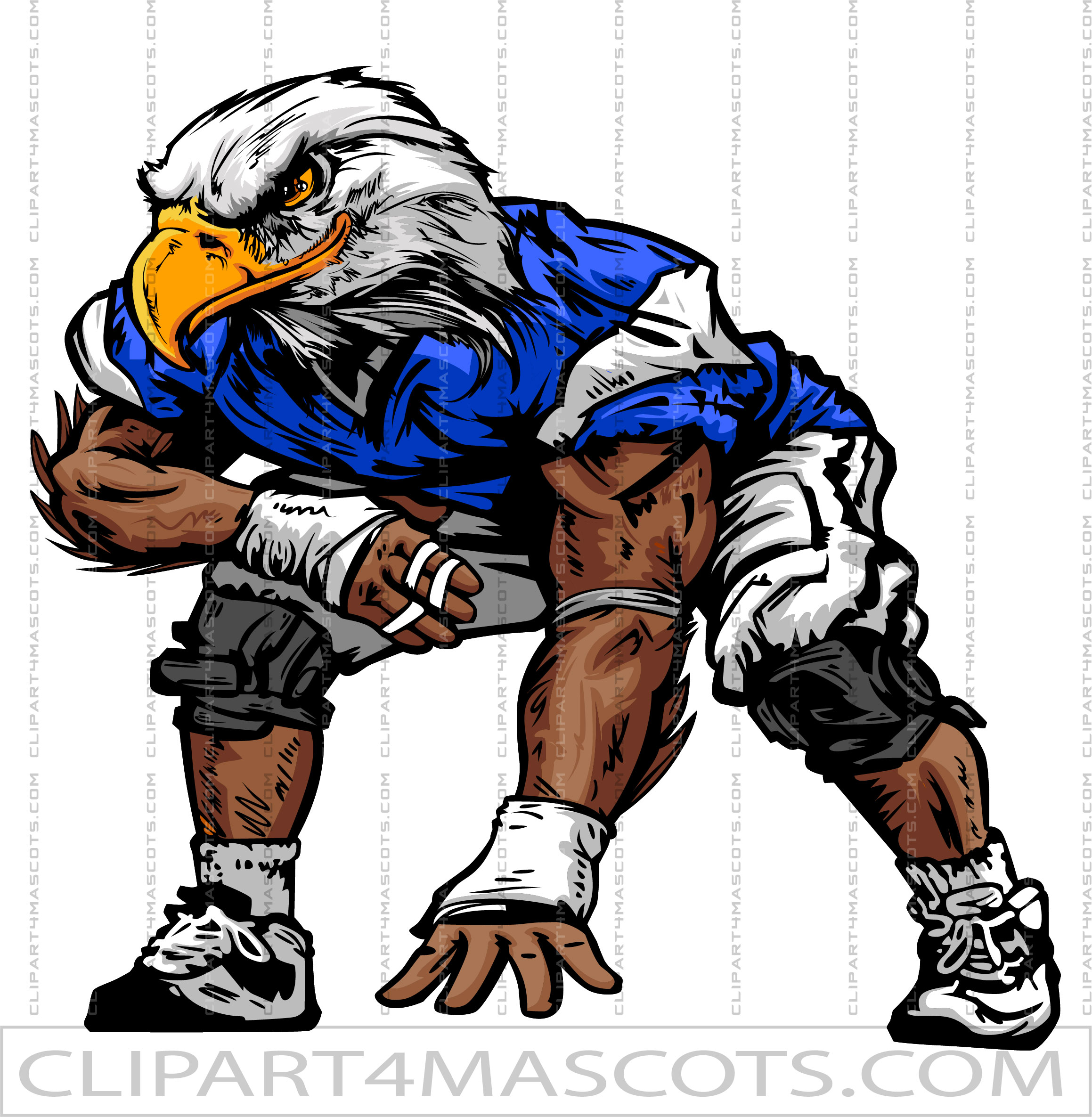 Eagle Football Team Logo