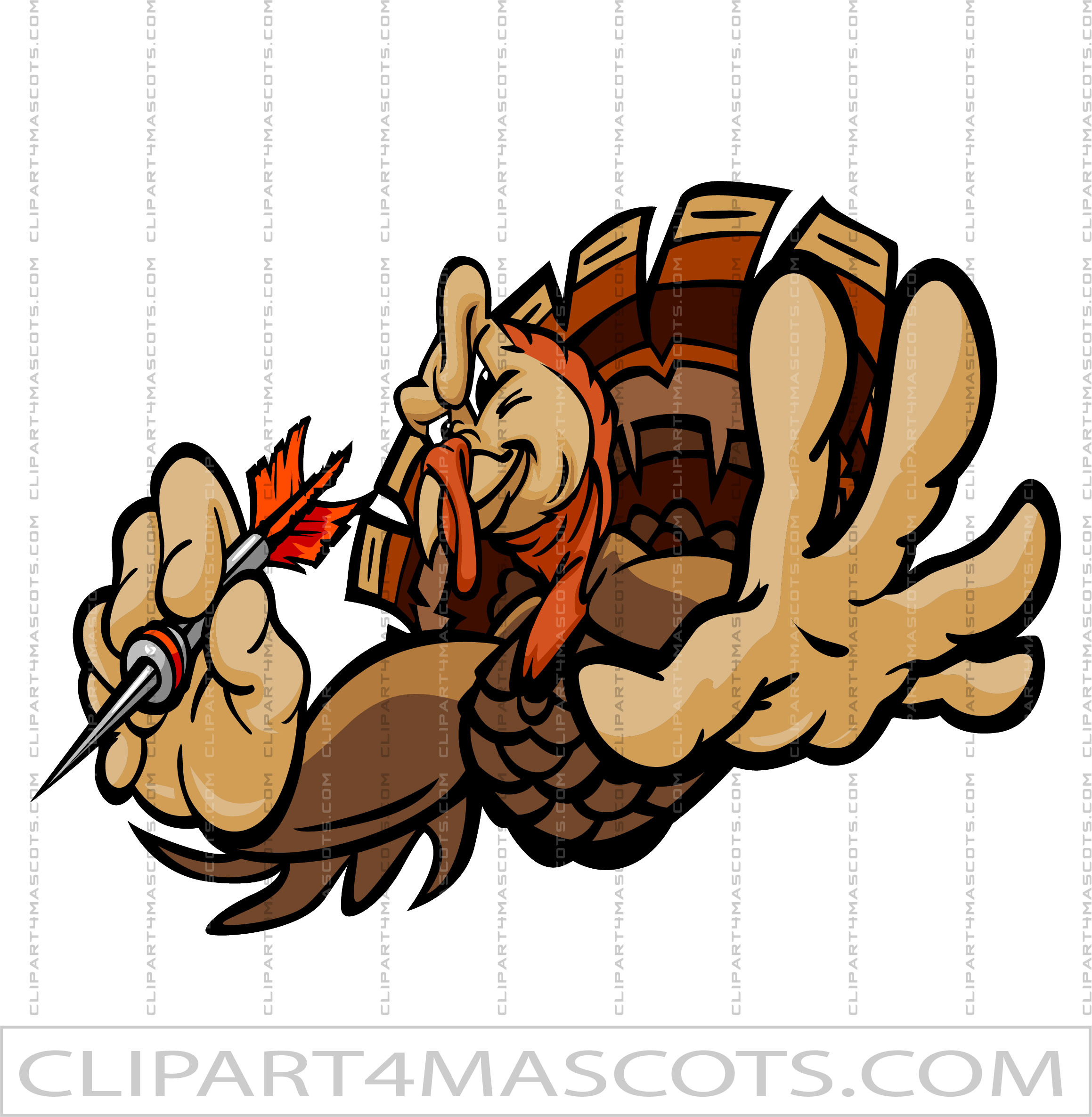 Thanksgiving Turkey Darts Logo