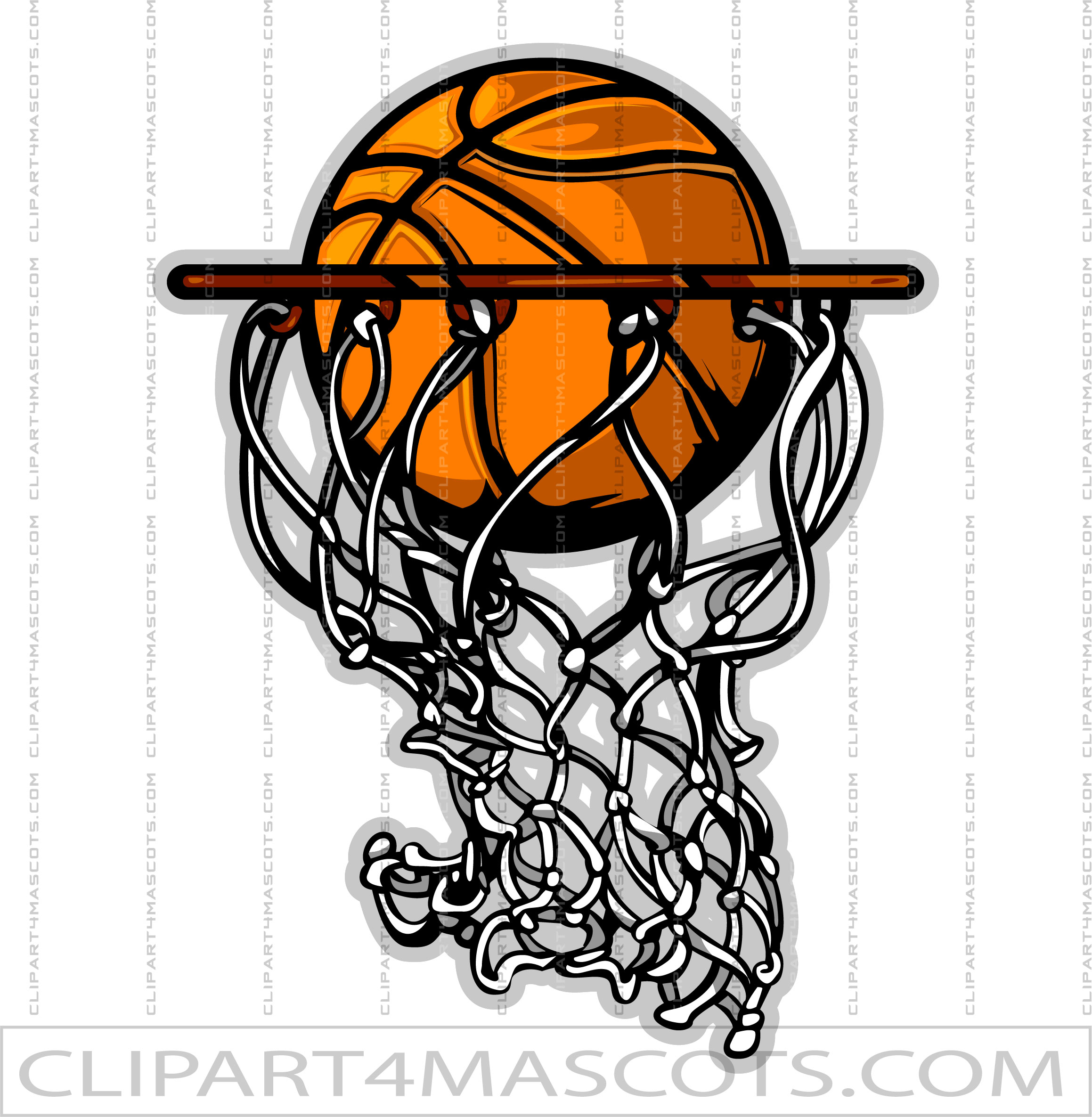 Vector Basketball Net