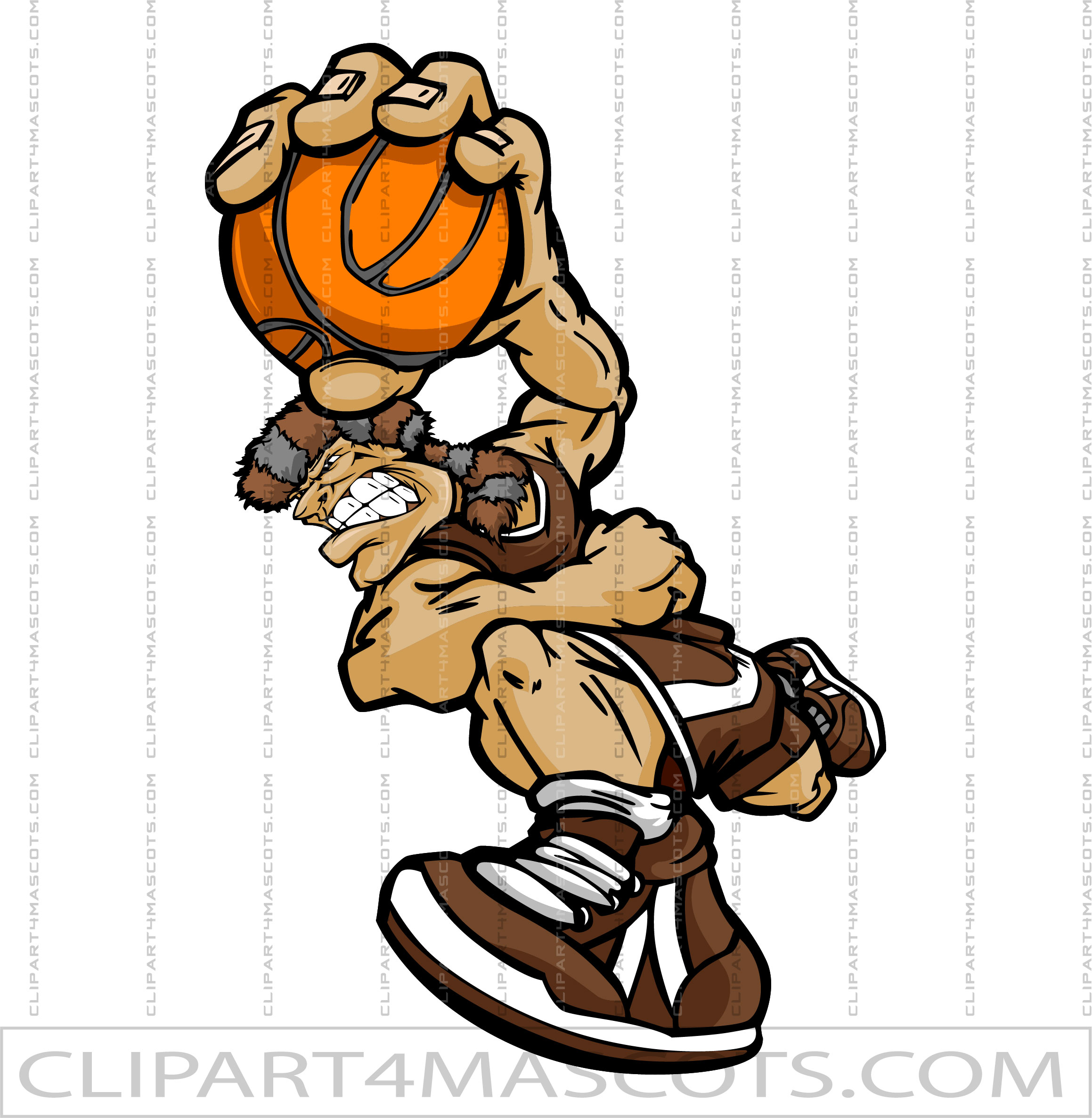 Clip Art Pioneer Basketball Player