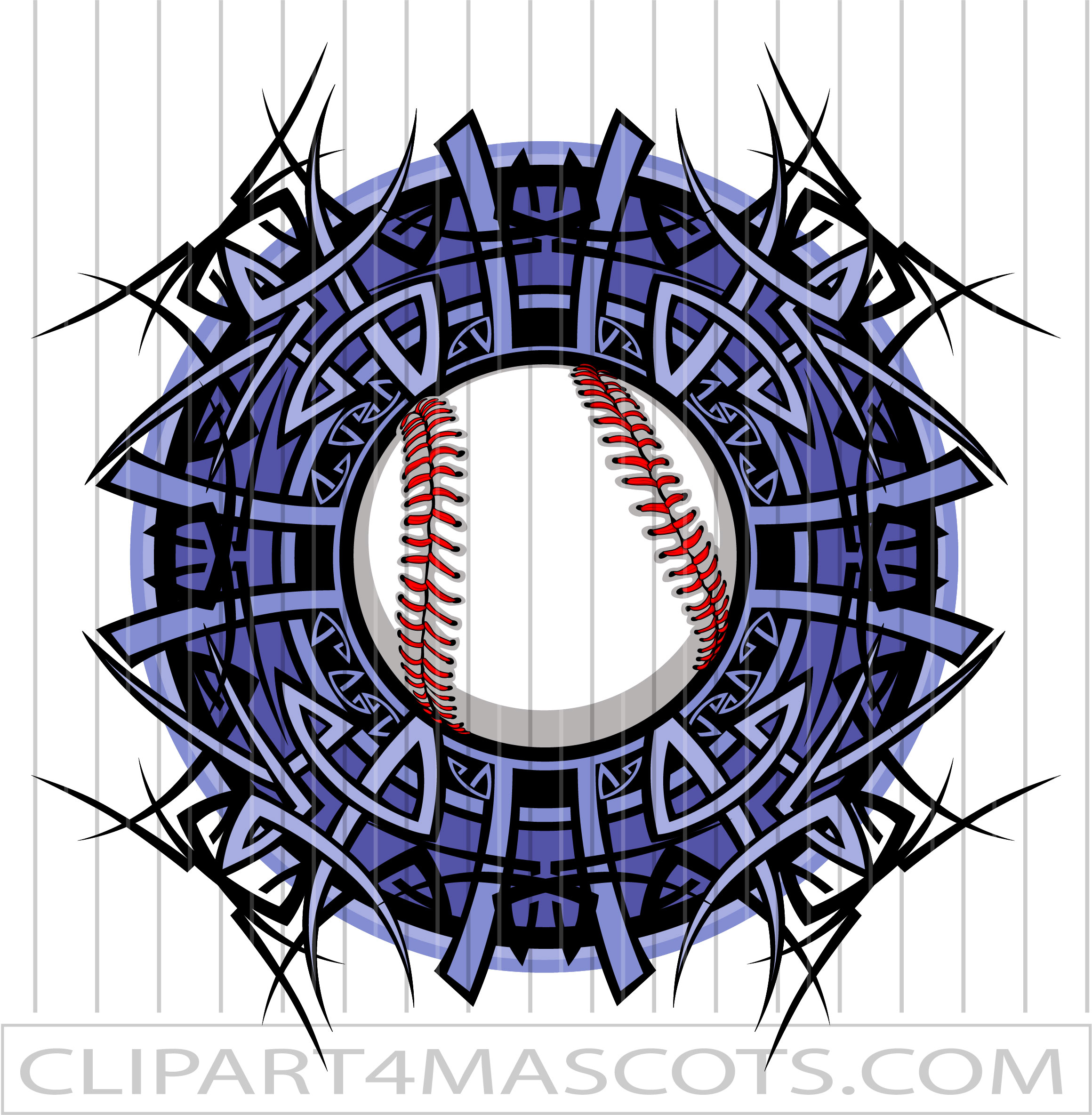 Tribal Baseball Shirt Design