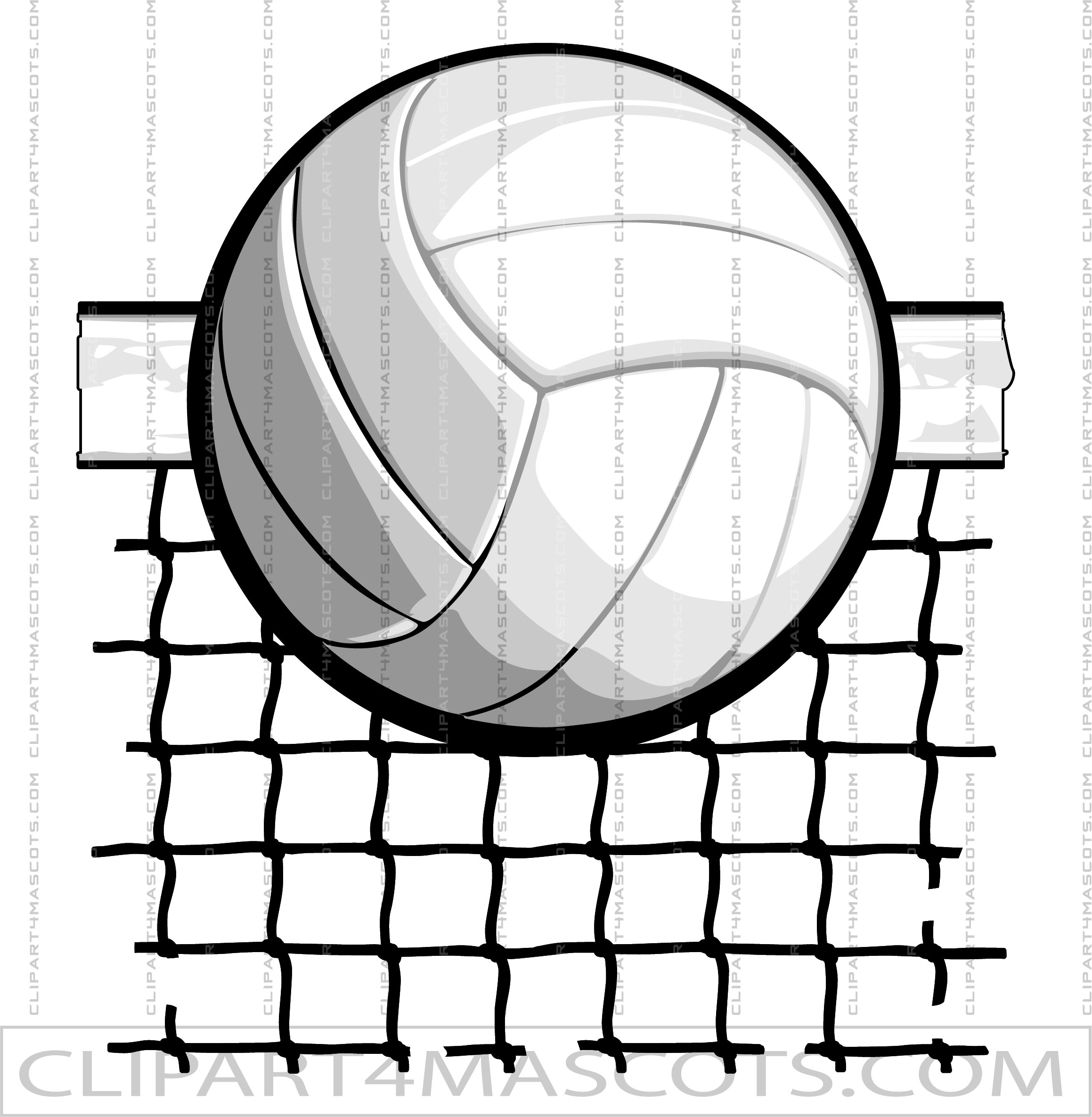 Volleyball Net Graphic