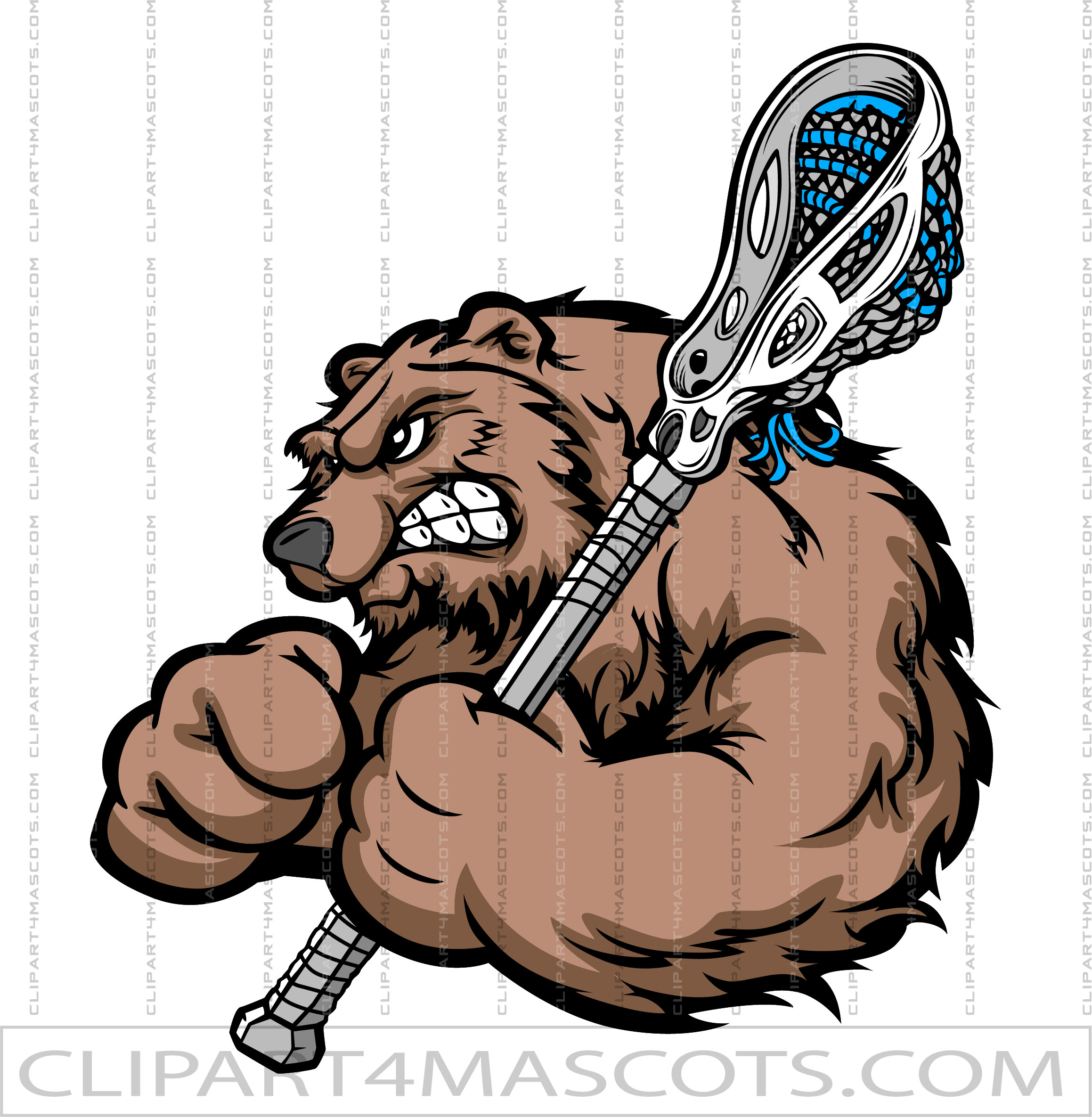 Bear Lacrosse Logo